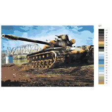 Живопись по номерам BRUSHES-PAINTS T110E5