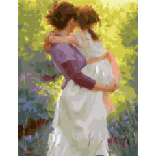 Живопись по номерам Paintboy Мамины объятия 40x50