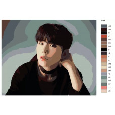 Живопись по номерам BRUSHES-PAINTS K-Pop Monsta X
