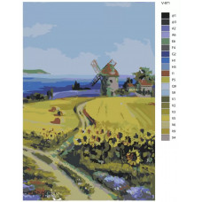Живопись по номерам BRUSHES-PAINTS Голландия. Природы дивная краса