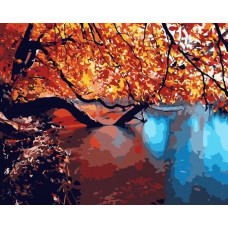 Живопись по номерам Paintboy Упавшее дерево 40x50