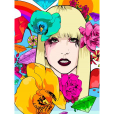 Живопись по номерам Бруталити музыка Lady Gaga - 8655 В