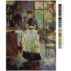 Живопись по номерам BRUSHES-PAINTS Картина - В столовой. Берта Моризо