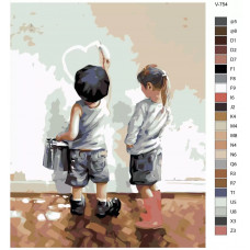 Живопись по номерам BRUSHES-PAINTS История начинается...