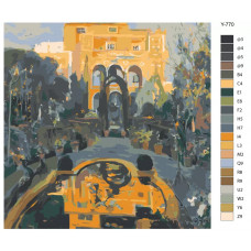 Картина по номерам BRUSHES-PAINTS Жоаким Мир-и-Триншет Y770 40x40 см