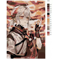 Живопись по номерам BRUSHES-PAINTS Genshin Impact Геншин Импакт Кадзуха