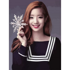 Картина по номерам Бруталити TWICE Kpop Dahyun 49 на холсте 40x30