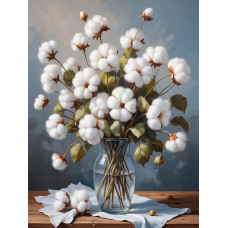 Букет из хлопка Букет из хлопка