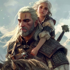 Цифровая живопись маслом для начинающих,"Ведьмак/The Witcher"Картина маслом своими руками для домашнего декора стен, 40x50 см, без рамки Цифровая живопись маслом для начинающих,"Ведьмак/The Witcher"Картина маслом своими руками для домашнего декора стен, 40x50 см, без рамки
