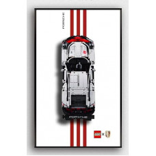 Конструктор Техник набор "Порше 911",рамка для лего формула 1 Конструктор Техник набор "Порше 911",рамка для лего формула 1
