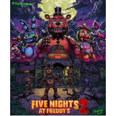 Картина по номерам на холсте с без подрамником 40х60cm / Five Nights at Freddy's Картина по номерам на холсте с без подрамником 40х60cm / Five Nights at Freddy's