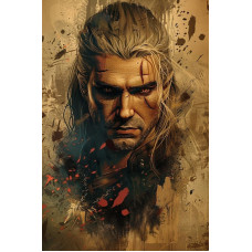 Картина по номерам на холсте с без подрамником 40х60cm / The Witcher Картина по номерам на холсте с без подрамником 40х60cm / The Witcher