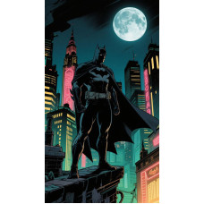 Картина по номерам на холсте с без подрамником /Batman/40x50cm Картина по номерам на холсте с без подрамником /Batman/40x50cm
