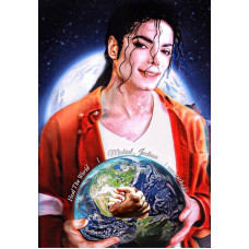 Картина по номерам на холсте с без подрамником /Michael Jackson/40x50cm Картина по номерам на холсте с без подрамником /Michael Jackson/40x50cm
