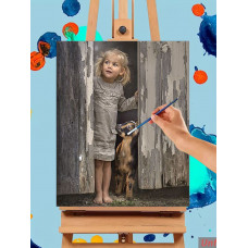 Цифровая картина маслом 40х50 см, набор холстов childlike time, в набор входят: акриловые краски, холст, 3 кисти и инструкция. Цифровая картина маслом 40х50 см, набор холстов childlike time, в набор входят: акриловые краски, холст, 3 кисти и инструкция.